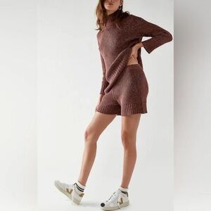 Free People Trez Sweater Set in Nutmeg | Size XL